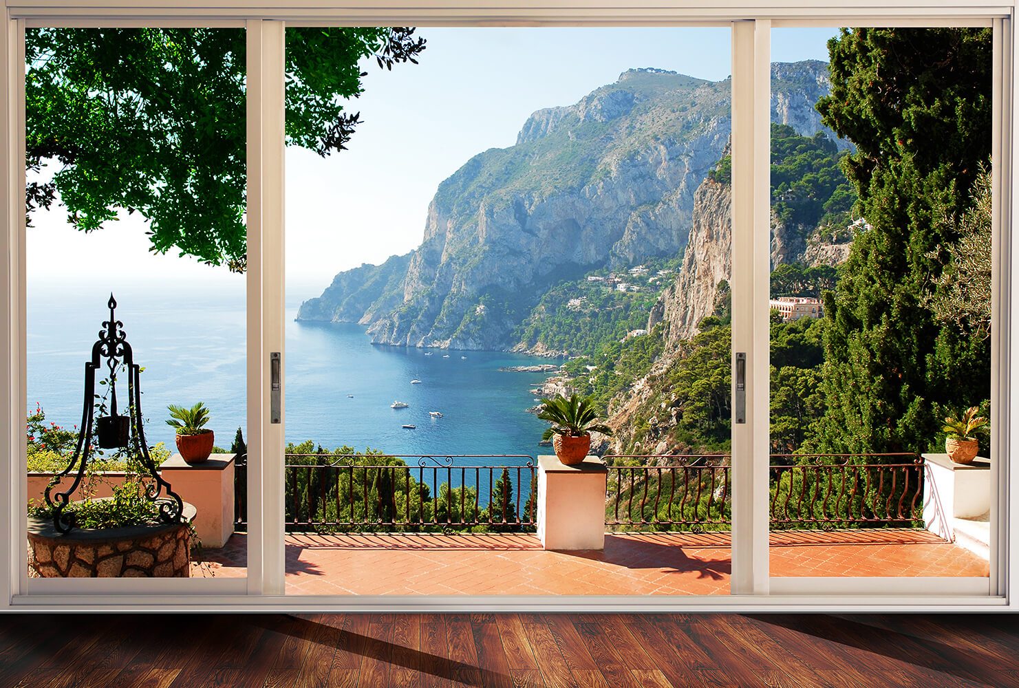 Вид из окна италия
