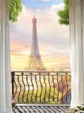 H-014 Парижское утро 200х270 Окна - Балконы