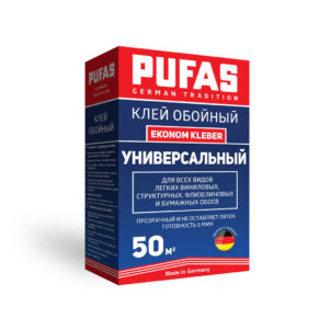 PUFAS клей обойный Универсальный Ekonom Kleber 50м2-325гр